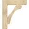 Ekena Millwork Legacy Block Rough Sawn Bracket w/ Offset Brace, Douglas Fir, 6"W x 20"D x 24"H BKT0604X20X24LEC05RDF - alternate 3